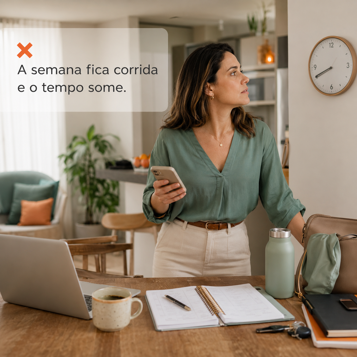 A semana fica corrida
